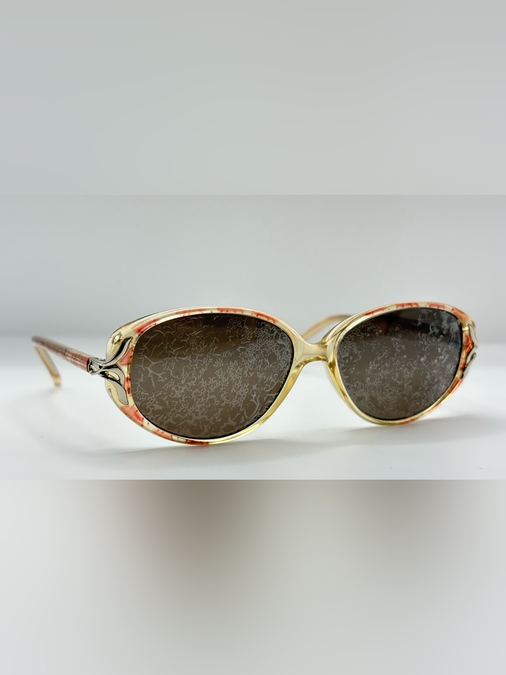 WP5017 Translucent Pink Oval Sunglasses Frames Only